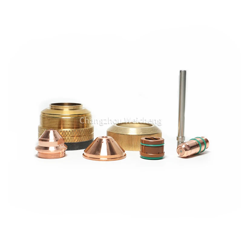 YGX200 Copper Plasma Cutting Torch Consumable Includes Electrode YGX200202 Nozzle YGX200203 Shield YGX200204 Retaining Cap MegaBDM