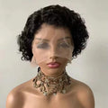 DX072 Short Pixie Curly Gluless Braid Wig Cap French Good Knotless Women Braided Wig Ready to Ship