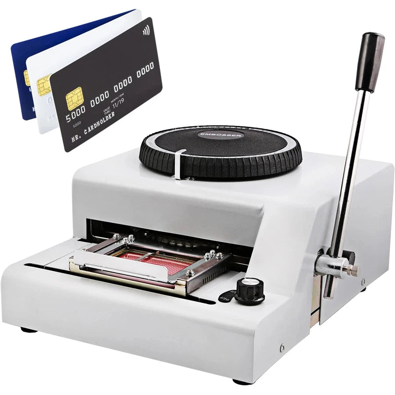 Good 72 Characters Manual Operation PVC Code Printer Pvc Embosser Machine Embossing Machine for Cards