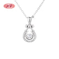 Silver Designer Minimalist Necklace for Women Gorgeous Zodiac Symbol S925 Silver Necklace Adorned With Shimmering Wholesale