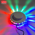 High Tech RGB Auto Color Changing Rotating Sunflower 8W LED Stage Light Bar Disco Ball DJ Club Bar