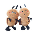 Cockroach Plush Keychains Toys Cute Funny Plushie Doll Key Chains Spoof Insect Plush Toys Cockroach Keychain Stuffed Animal Toys