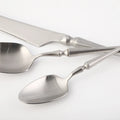 New Customizable Hot Products Silver Bamboo Handle Metal Portable Lunch Camping Tableware Set