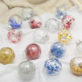 2025 Christmas Balls Christmas Tree Decoration Ball Christmas Pendant Christmas Gift Ball Transparent PET Christmas Ball