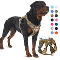 Designer Tactical Dog Harness Vest Nylon Reflective Adjustable Multicolor Heavy Duty No Pull Training Dog Harness for Large Dogs