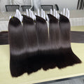 Unprocessed Brazilian Hair Weft Weave Cuticle Aligned Raw Virgin Mink Straight Super Double Drawn Human Hair Bundles