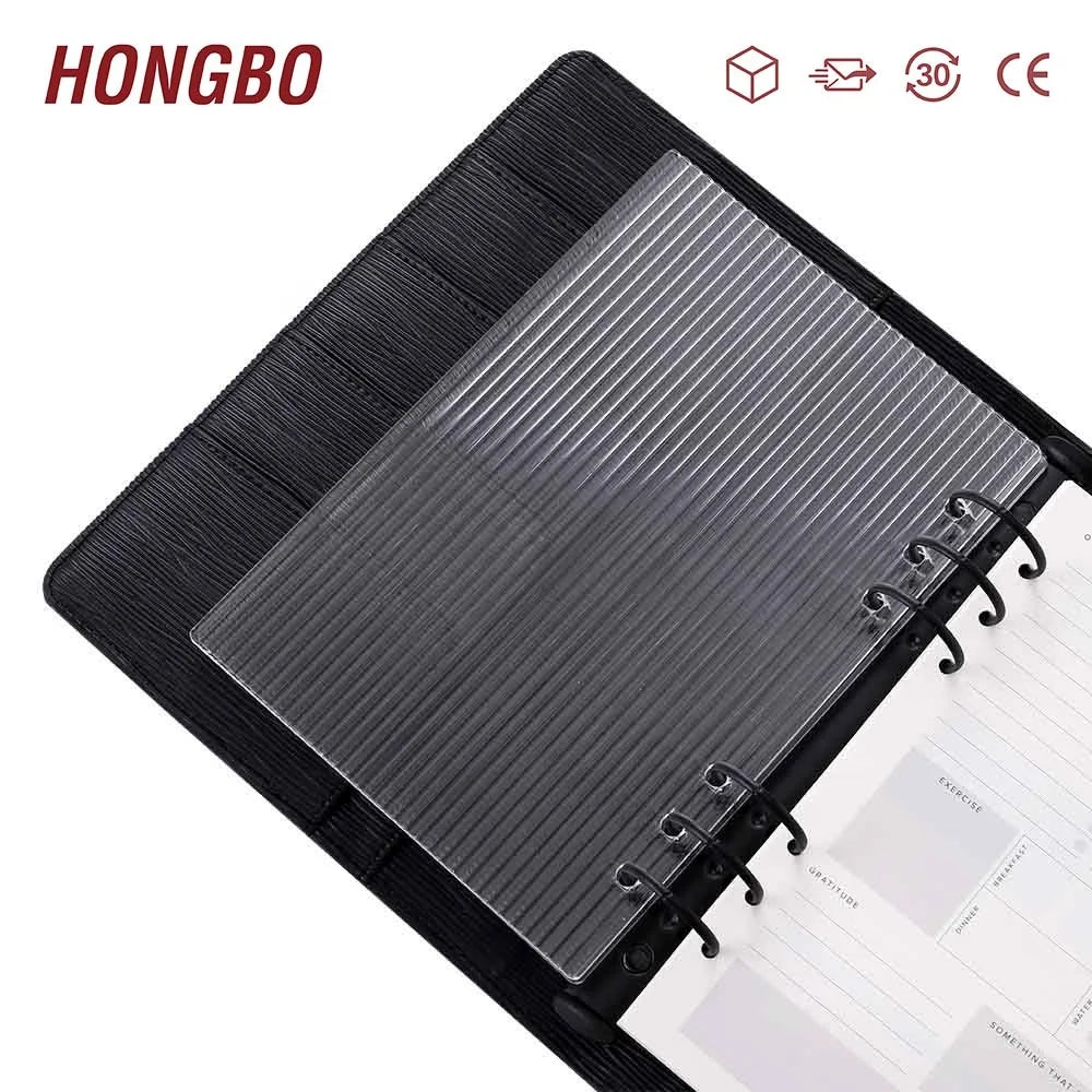 Hongbo Best Selling A5 Acrylic Dashboard Covers for Budget Binders/Photo Albums/Agenda Planner Covers