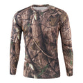 Custom UPF 50+ Dryfit Polyester Camouflage Mens Hunting T Shirt Long Sleeve Fishing Shirt Hunting Wear Anti UV Hunting Shirt
