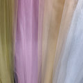 100% Nylon Elastic Tulle Mesh Fabric Soft Knitted Pattern for Kids for Wholesale Bridal Curtain Sportswear Bag Use for Girls