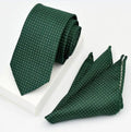 Paisley Neckties With Pocket Squares Luxury Men 6cm Slim Dots Ties and Hanky Set Custom Tie Handkerchief Set NO BOX