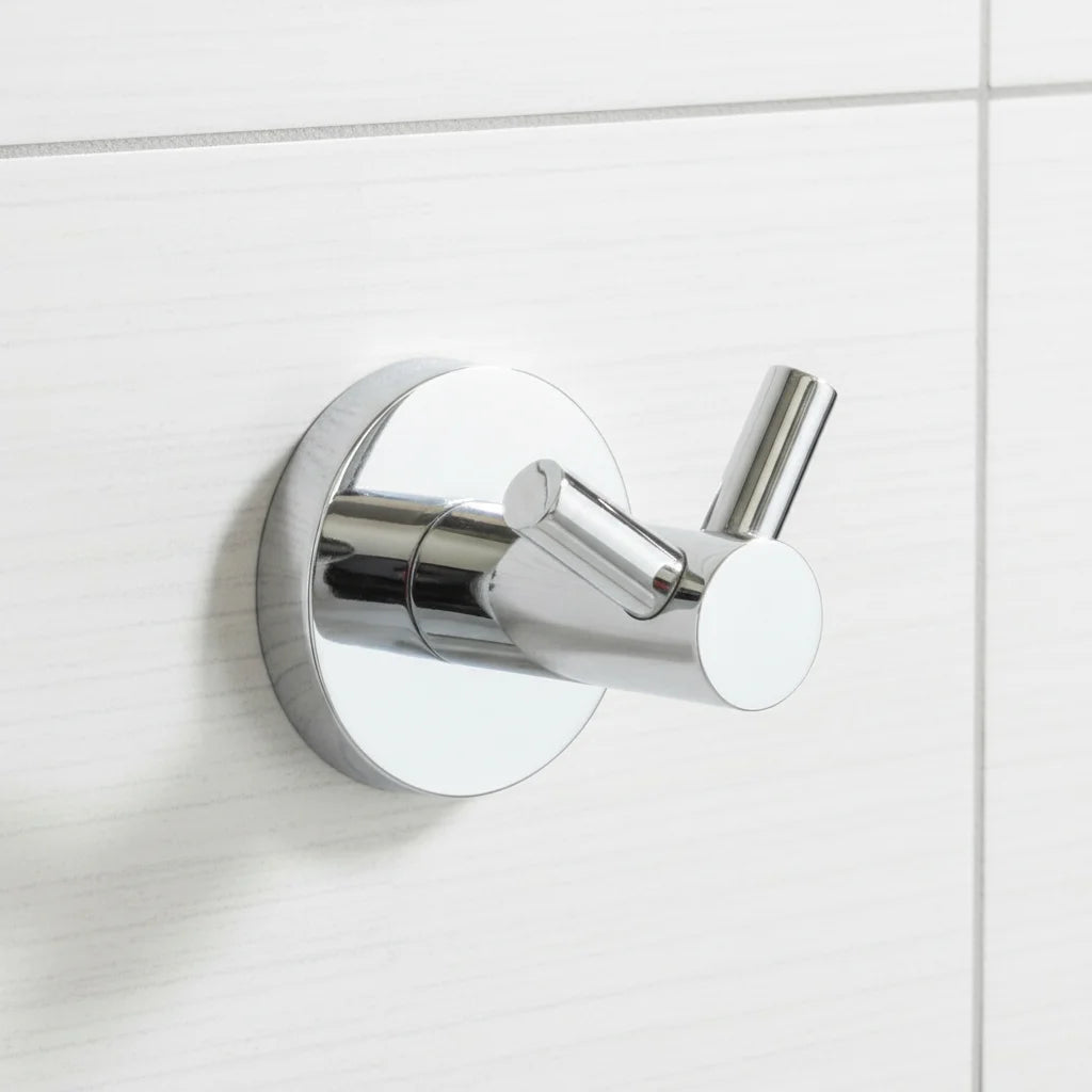 Hot Selling Modern Design Stainless Steel 304 Anti-Corrosion Double Coat Hooks Wall Mounted for Hotel and Bathroom Use