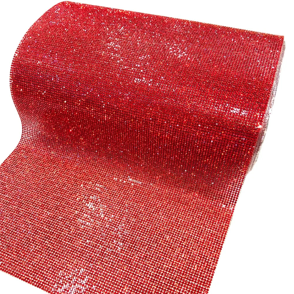 10yards Per Roll Wholesale Crystal Appliques Transfers Self Adhesive Iron on Motifs Hotfix Rhinestone Sheet