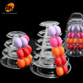 AK 4 6 10 Tier Round Plastic Macaron Display Tower Stand for Party and Celebration Dessert Pastry Display Racks
