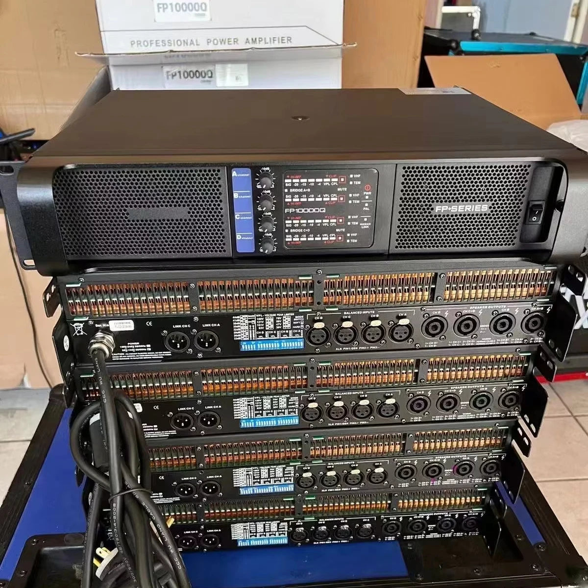FP10000Q Four Channel 4*1350W Digital Power Amplifier and FP14000 Two Channel  2*2350W Digital Power Amplifier