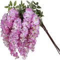Artificial Wisteria Hanging Flower Tall Lush Flowers for Floor Vases Wedding Arch Ceremony Window Box Home Garden Backdrop Decor