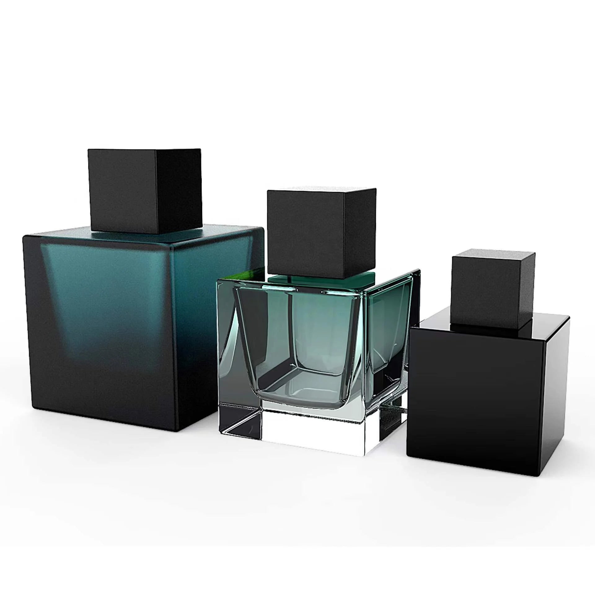 Custom 30ml 50ml 100ml Glass Perfume Spray Bottle  Luxury Perfume Bottle with Your logo and Packaging