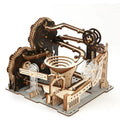 Craft Wood Gift Marble Run Jigsaw 3D Diy Handmade Assembled Wooden Puzzle 3D Wooden Marble Run Puzzle