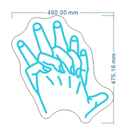 Hold My Hands Tightly LED Neon Light Room Decoration Bedroom Layout Quality Assurance LED Neon Light