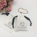 Small Twill Cotton Canvas Fabric Muslin Drawstring Bag Custom Logo Printed Recyclable Customizable Sizes Colors for Gift Craft