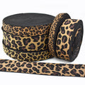 Meetee KY895 1.5-6cm Leopard Elastic Rubber Band DIY Decorative Clothing Accessories for Skirt Bags Belt Webbing Material