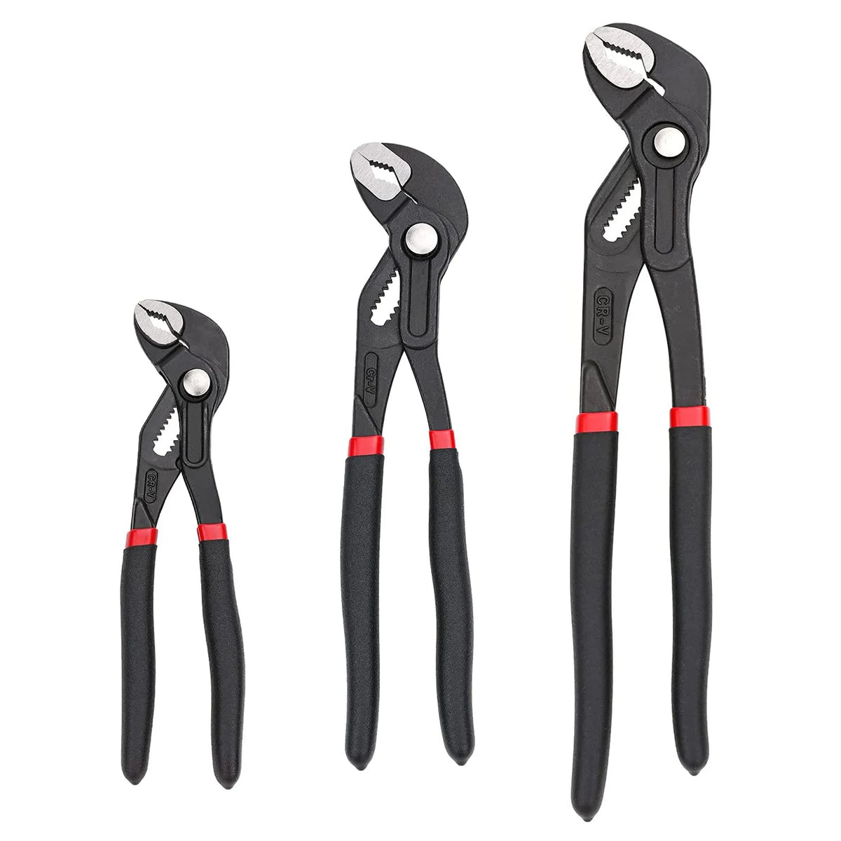 YUHANG 3-Piece CRV Drop Forged Chrome Vanadium Steel Quick Release Groove Joint Pliers Set Metric DIY OEM Customizable for