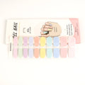 Huizi Nail Art Stickers Full Cover Colorful Nail Polish Stickers UV Gel Polish Nail Strips