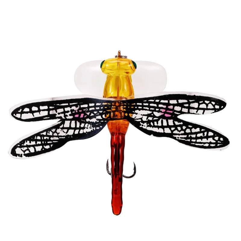 Fishing Lure Set 6.1G 70Mm Dragonfly Lure 3D Lure Eyes Freshwater Baits