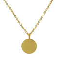 New Style Pendant Necklace Engraved Logo Name Charm Fashion Metal Gold Chain for Women Party Jewelry Gift