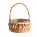 Portable Home Garden Wedding Decor Storage Basket Handmade Wholesome Rattan Woven Pot