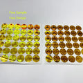 Free Sample 3D Gold Authenticity Hologram Label Custom Logo Stickers PET PVC Material Adhesive Security Holographic Sticker