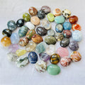 Wholesale Natural Healing Stones Amethyst Clear Rose Quartz Crystal Palm Stone