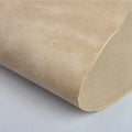 China Factory Pu Suede Faux Leather Two Tones Wax Feeling Fashionable Synthetic Leather