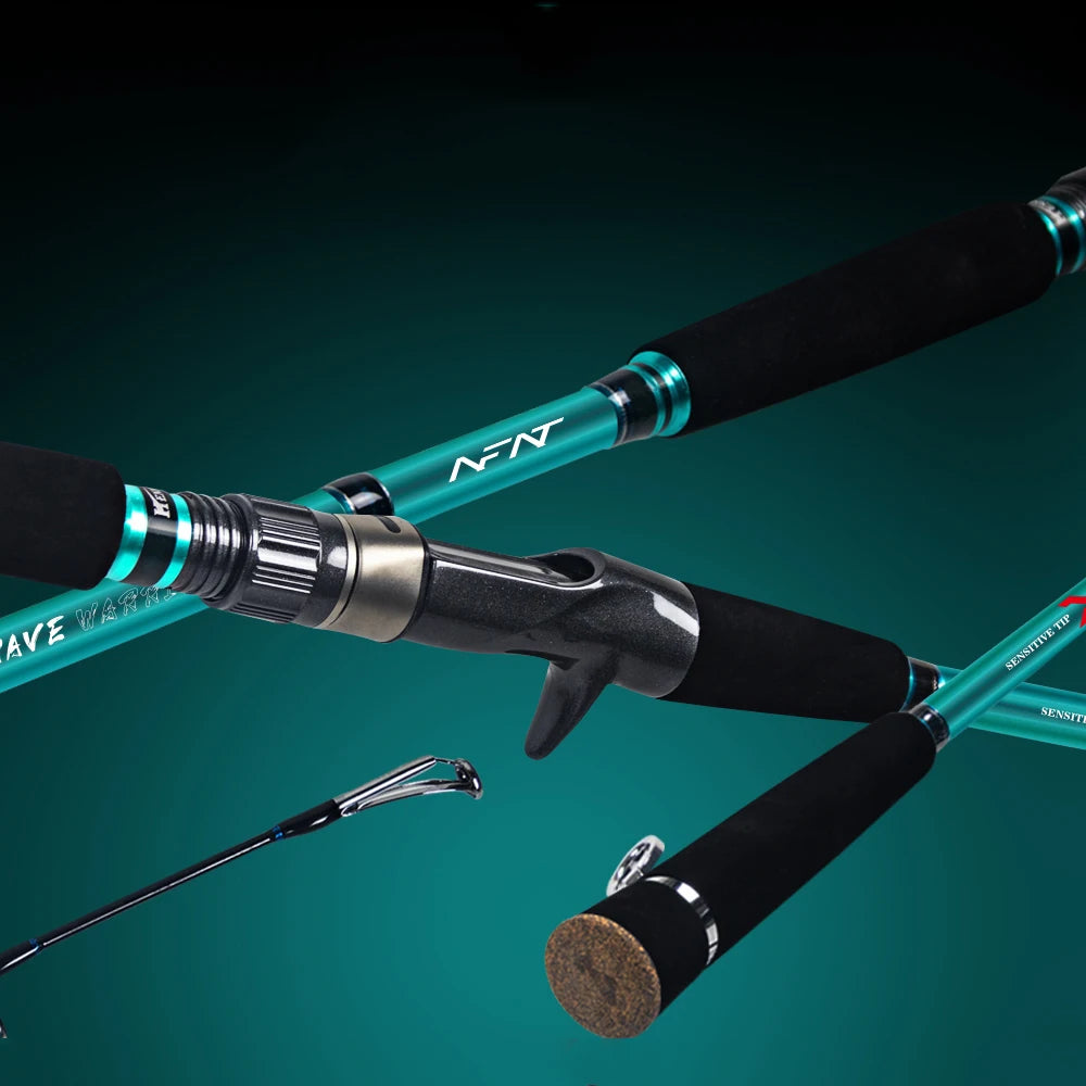 High Carbon Fiber Custom Boat Fishing Rod Long Casting Saltwater Bass Fishing Rod Spinning Casting Rod