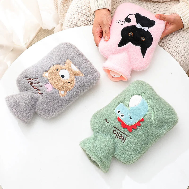 Reusable Water-filling Microwaveable Leak Proof Thermal Rubber PVC Silicone Hot Water Bottle Warmer Hot Cold Water Bottles