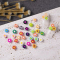 Yiwu Wintop 5000pcs Per Bag 6mm Mini Flower Resin Cabochon Nail Craft Diy Accessories Decoration