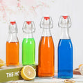 Amazons Hot Sale Soda Water Beer Cylinder Spray Bottles clear 500 ml Oil Bottle Glass for Beverage Juice Liquor Vodka Whiskey
