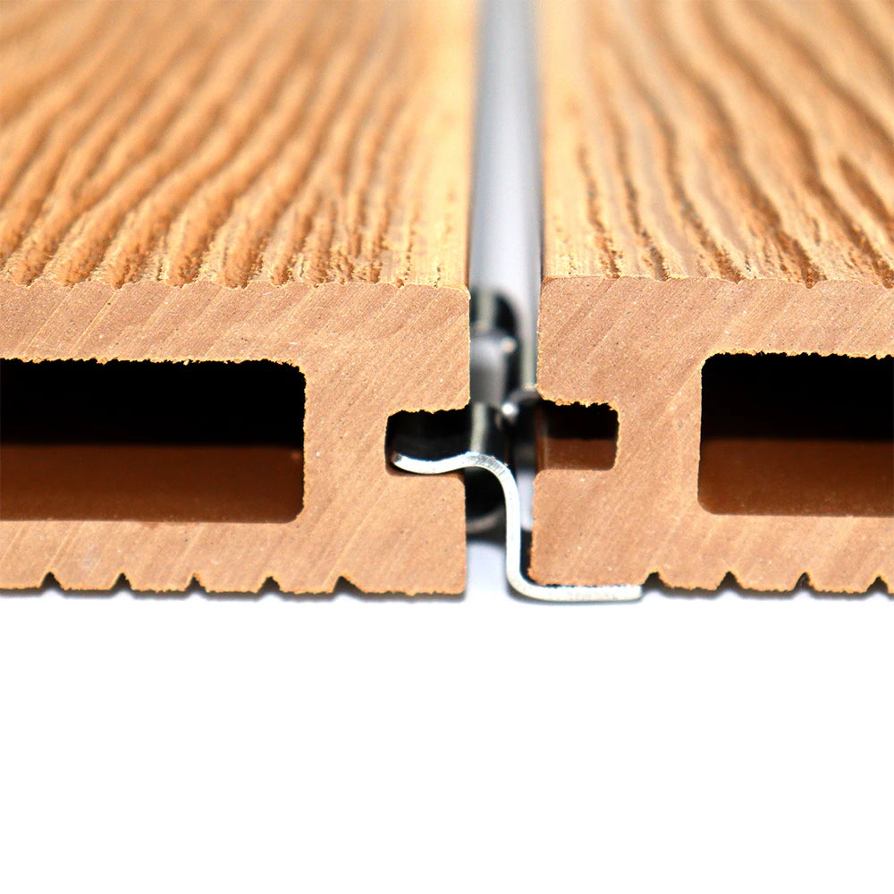 Factory Direct Hardware Hidden Fastener System Spacer Fixing Wpc Decking With Steel Clips