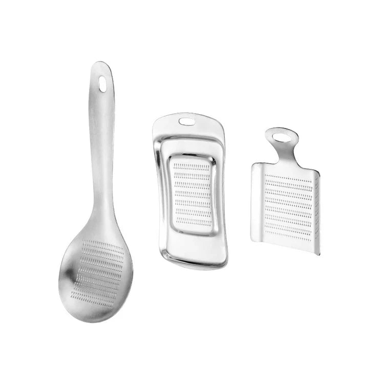 Kitchen Eco-Friendly Fruit Vegetable Tool Manual Mini Stainless Steel Wasabi Crusher Salt Ginger Grater Vegetable Garlic Grinder