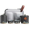 Yuanshan Travel Tea Set Car Portable Quick Cup One Pot Two Cups Tea Pot Pitcher Set