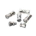 JF2204 18K Gold Silver Plated Shiny Metal Brass Screw Clasps for Necklace Jewelry Making