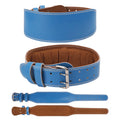 Customized Blue Fitness Lever Belt for Squatting Hard Pull Heavy Duty Home Gym Fitness Weight Lifting Belt