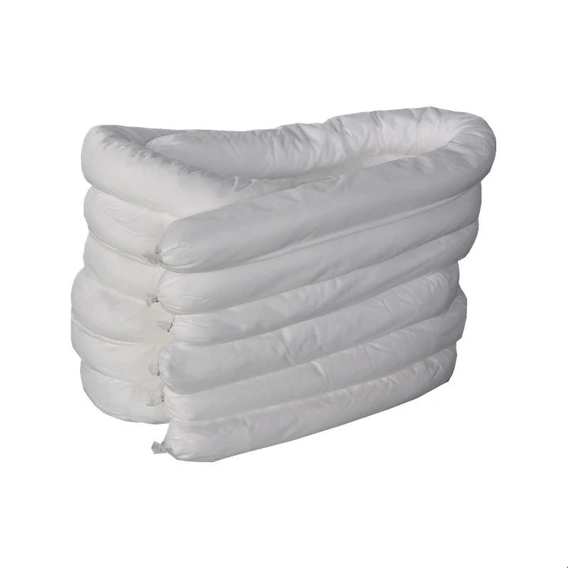 Oilspillpro Manufacturer's Oil Absorbent Boom White Leak-Proof Socks Control Manage Environmental Pollution Model OOA-B10030
