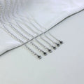 Dogtag Chain Ball Chain Necklace Bulk Beaded Necklace Chains for Men's Jewelry Making & DIY Crafts Jewelry Findings & Components