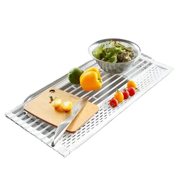 Kitchen Sink Dish Rack Hot Sale Drainage Rack Stainless Steel Sink Drain Tray Frame