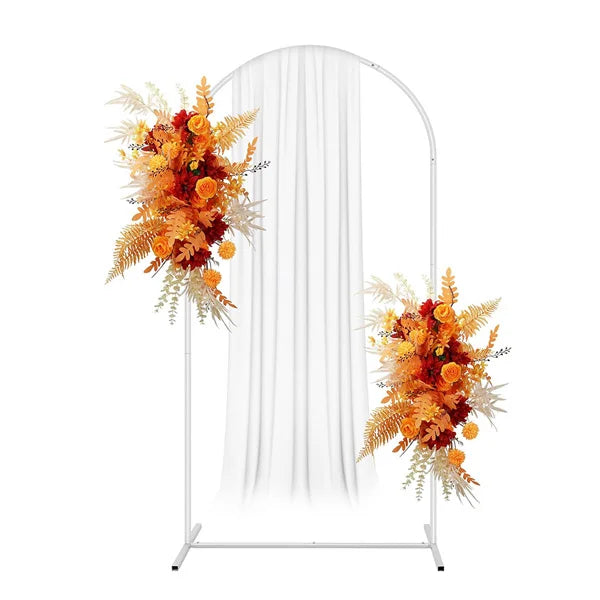 Hot Metal Backdrop Stand Wedding Arch Stand Balloon Arch Frame Kit for Party Background Decoration Wedding Flower Arrangements