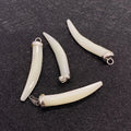 Natural Sea Shell 7x37mm Pepper Shaped Pendant DIY Necklace Jewelry Mother of the Pearl