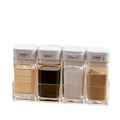 Salt Shaker Glass Seasoning Jar Oil Dispenser Push Type Salt Control Bottle Pepper Spice Container Set