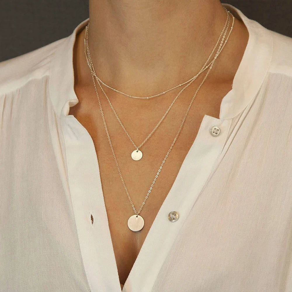 Stainless Steel  Ins Best Selling Products 2025 Gold Pendant Necklace Jewelry Set  Decoration for Women