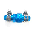 5/8-3/4 Inch Aluminum Plated American Garden Hose Connector Male Female Blue Repair