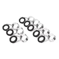 Metal Telescopic Fishing Rod Guide Top Ring Set for Building and Repairing Raft Fishing Rods